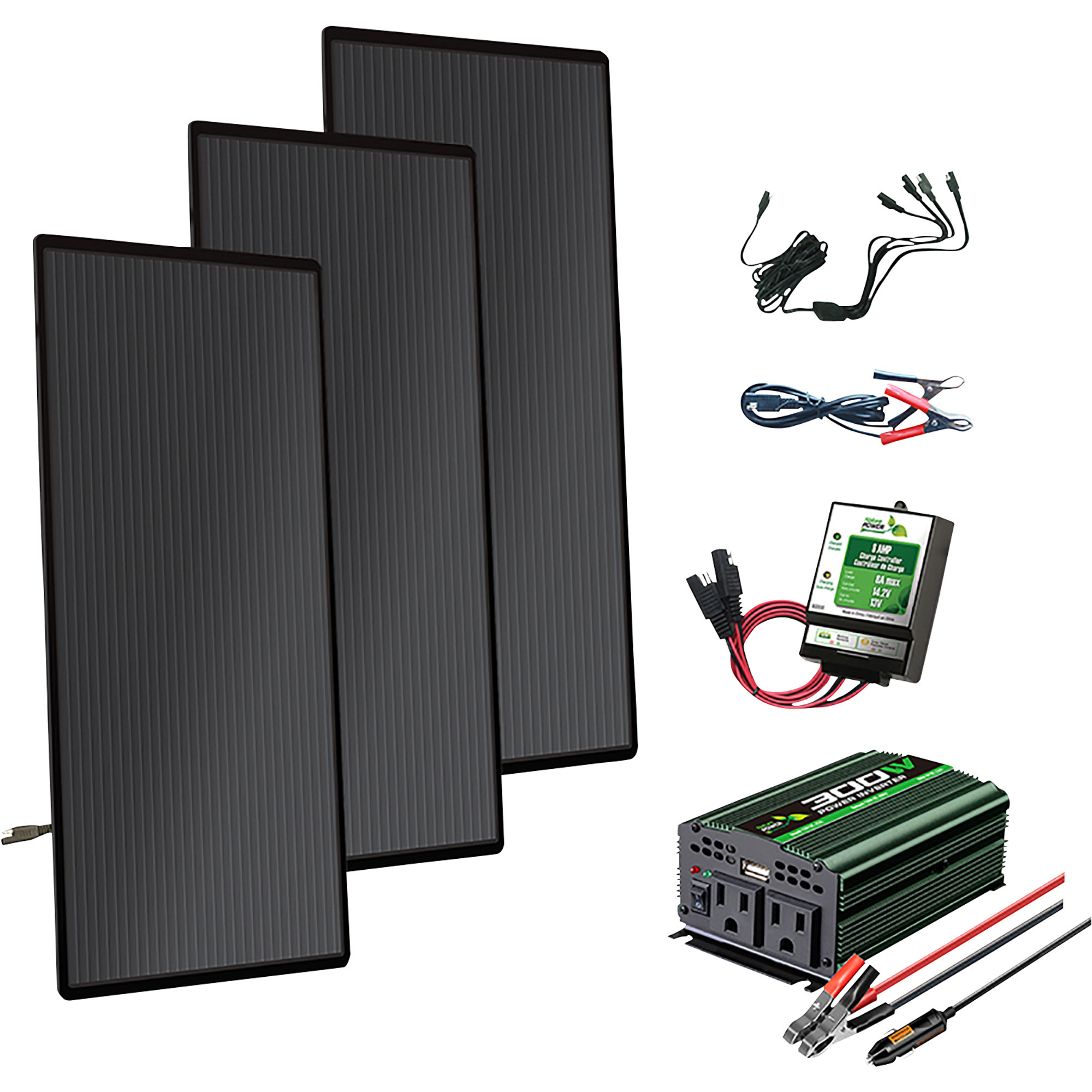 Nature Power Solar Power Kit, 66 Total Watts, Model# 40066